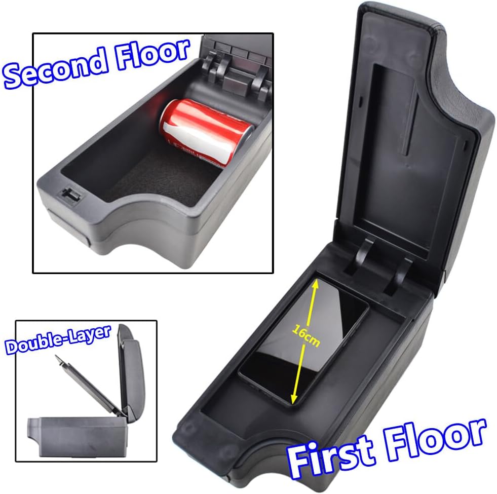 ya 5 8.24 baidi Car center armrest armrest textile for Mazda CX-3 2015-2019 faux leather