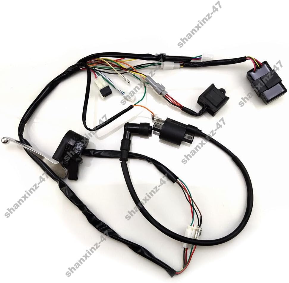 ya 6 8.24 baidi Wire harness loom illuminated CDI control unit coil switch for Yamaha PW50 PY50