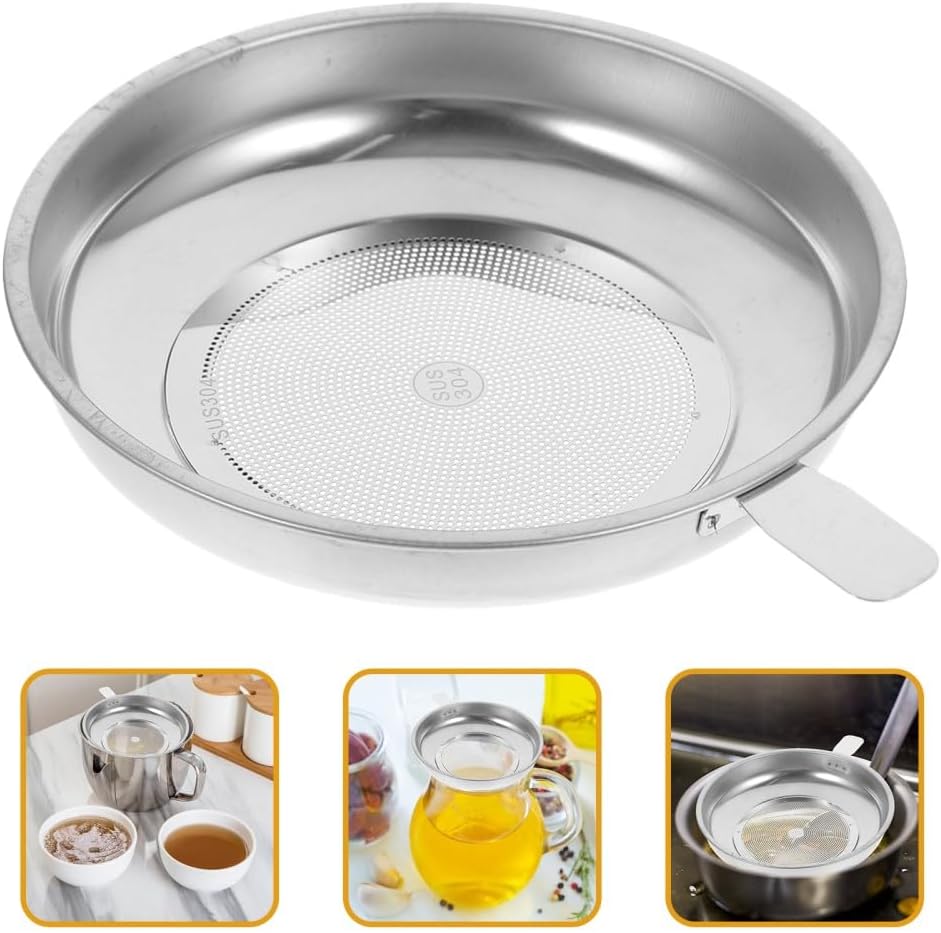 ya 14 9.20 baidi Stainless Steel Filter Travel Tea Sieve Oil Pot, Infusers for-1