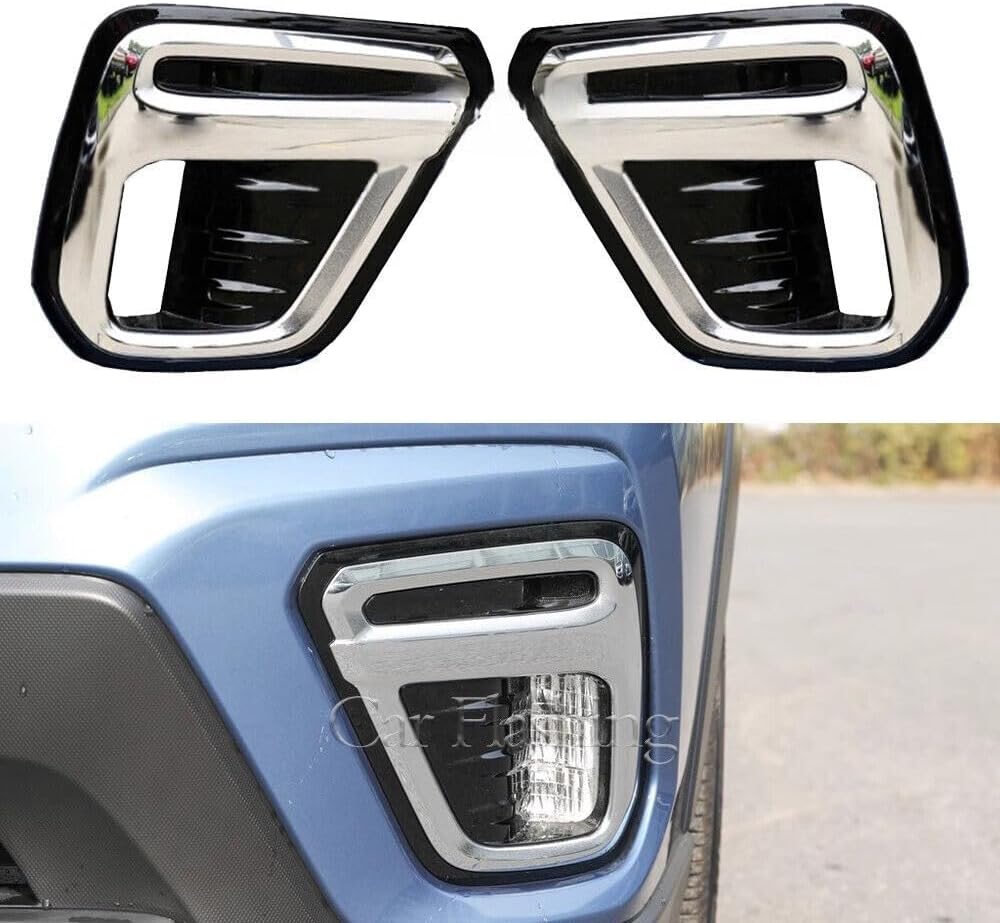 ya 7 8.24 baidi Right Front Bumper Fog Light Trim Cover Bezel Fit for Subaru Forester 2019-2021