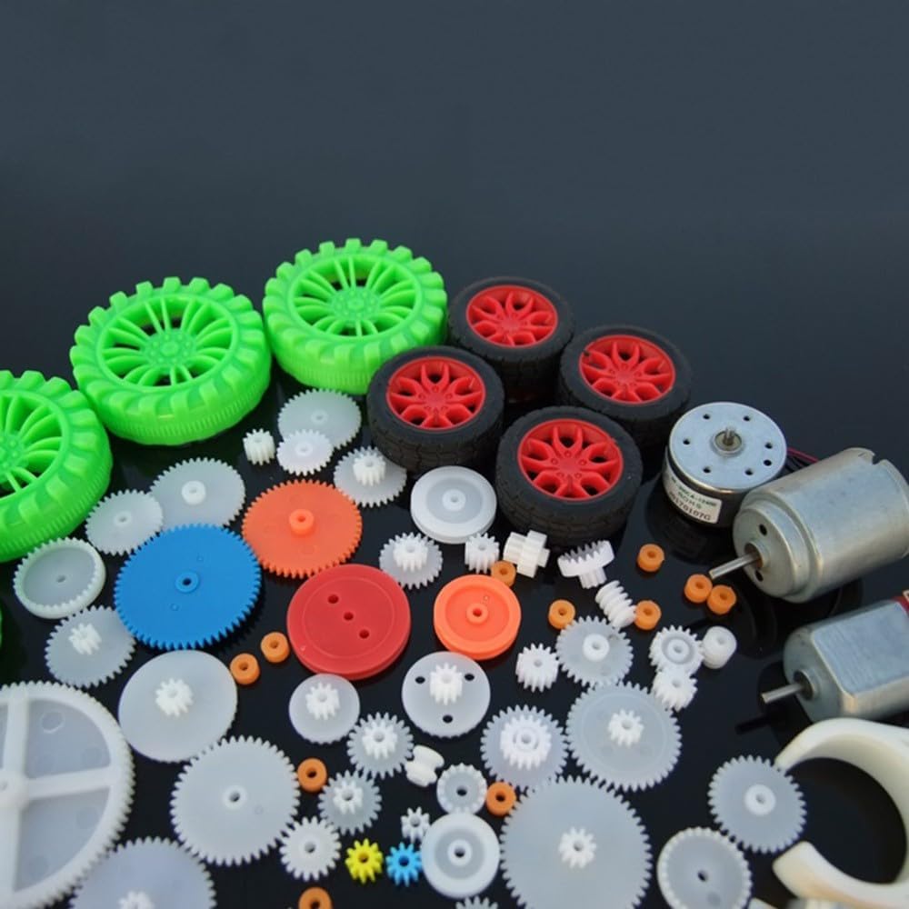 ya 4 8.14 69 Pcs Toy Motor Accessories Mechanical Model Gear Package Parts