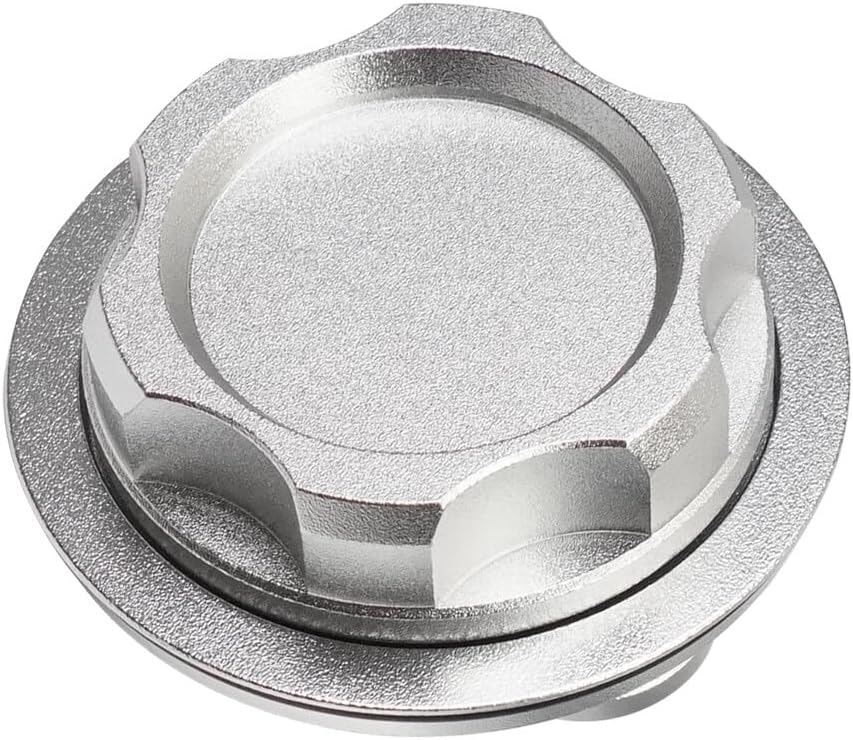 ya 5 8.10 Gas Fuel Filler Cap Flush Install 12 Bolt Fuel Cell Tank Cap Aluminum Silver