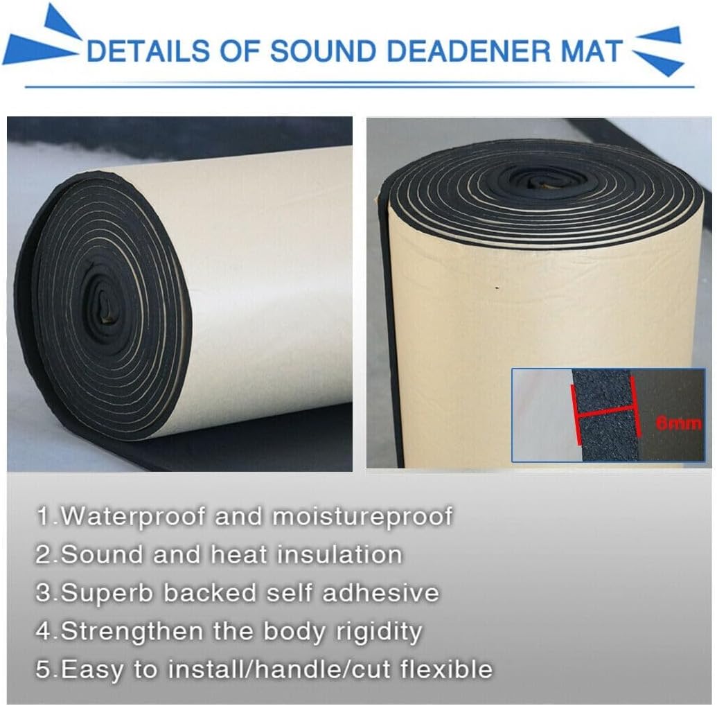 ya 14 9.20 zhengce 50x80 Cars Hood Engine Heat Sound Noise Insulation-Absorb Padding Shield Pa-2a