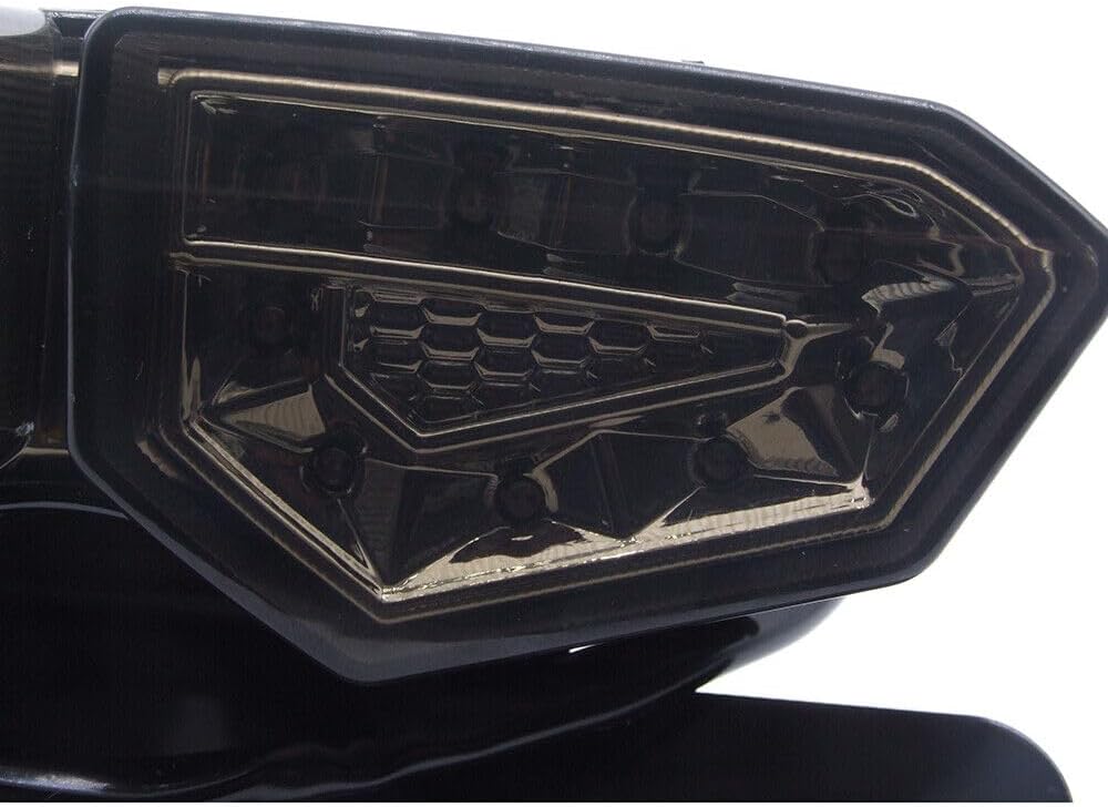 ya 4 8.14 LED Motorcycle Motorbike Rear Light Taillight Brake Turn Signal Indicators Plate