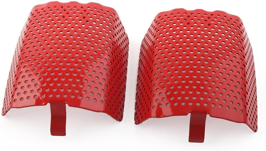 ya 6 8.14 for Harley V-Rod & Touring 2006-2019 Red Steel Front Caliper Screen Inserts