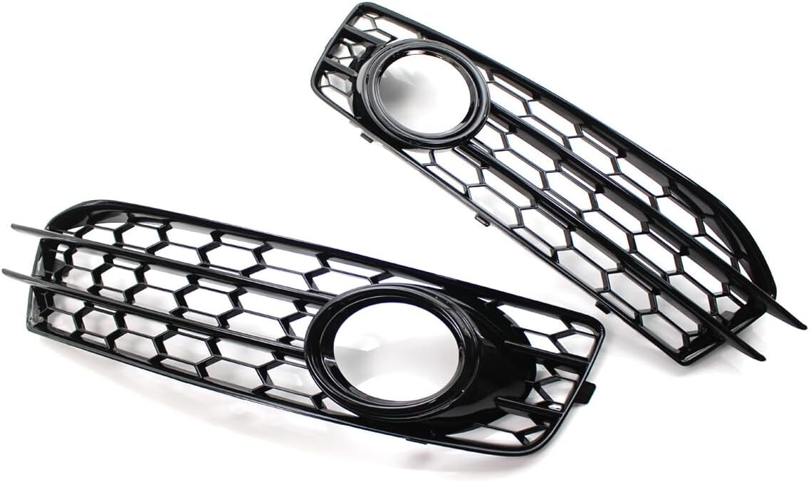 ya 10 9.16 zhengce Front Fog Light Lamp Grill Grille Cap for Audi A3 8P S Line 2009-12 Left Ri