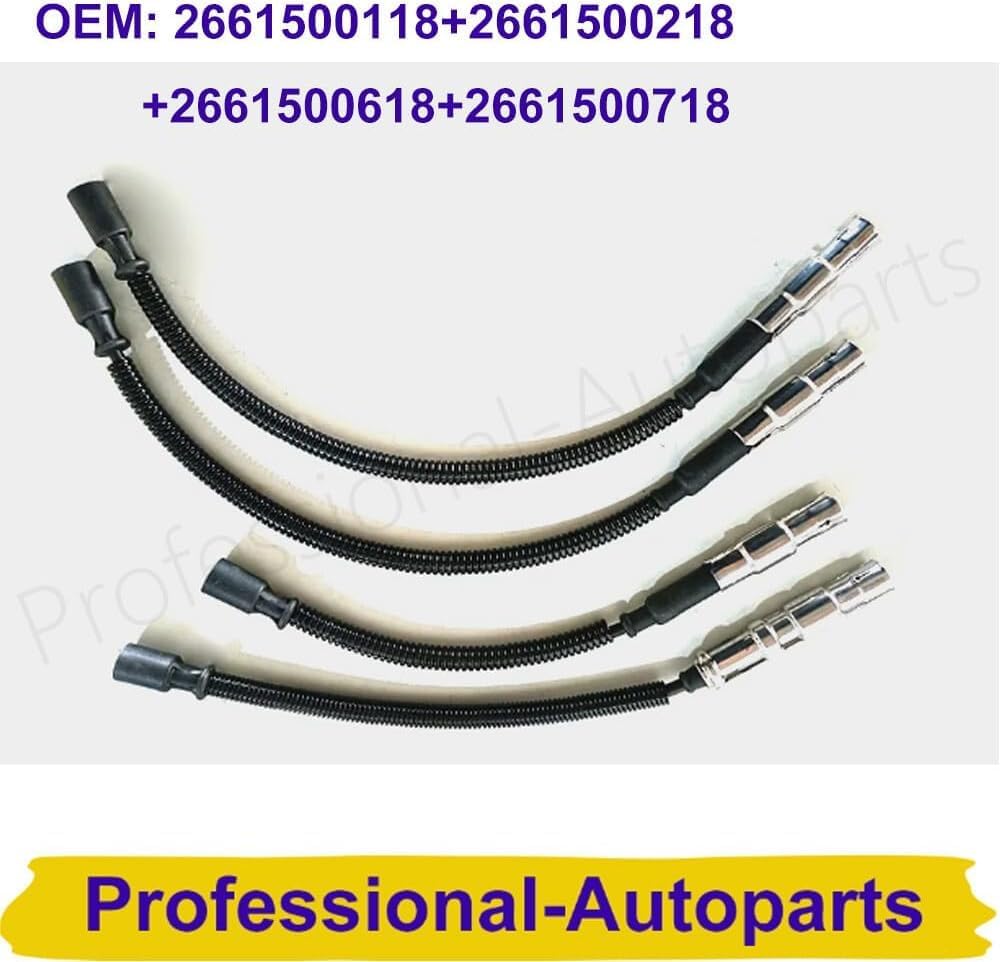 ya 28 10.13 zhengce 4PCS Ignition Spark Plug Wire for Mercedes-benz W245 W169 A180 B180 A200 B