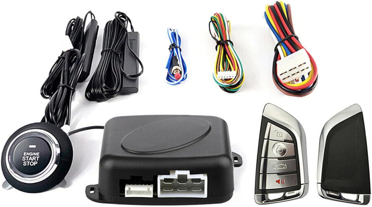 ya 4 8.8 Car keyless Engine Start Alarm System Button Enter app Remote Start Stop