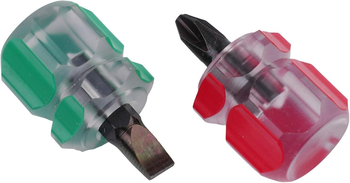 ya 26 10.21 baidi 2pcs Small Flat Head/Cross-Head Screw Driver Screwdriver Repair Tools