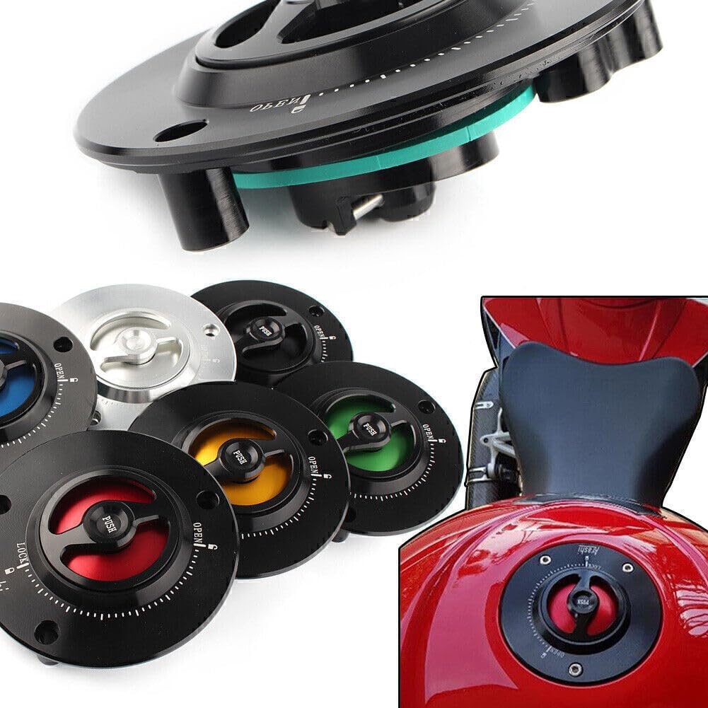 ya 6 8.14 1X Fuel Gas Tank Cap Cover Fit for Suzuki GSXR600/750/1000 GSX650F SV1000/S Blue