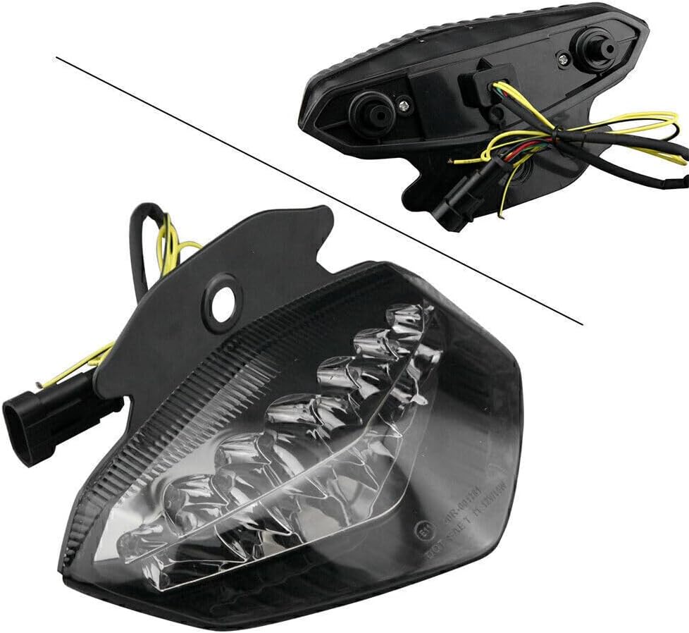 ya 4 8.8.2 Motorcycle LED Tail Light Turn Signal Lamp Fit for Ducati HYPERMOTARD 2009-2012