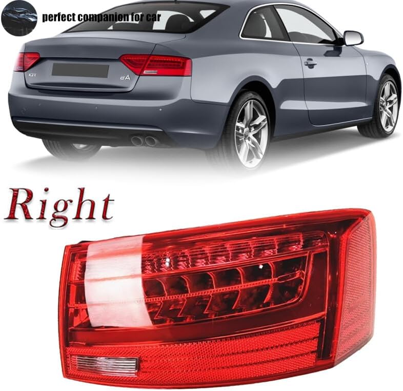 ya 4 8.24 baidi Right LED Tail Light Turn Signal Brake Light for Audi A5 Coupe 2010-2016