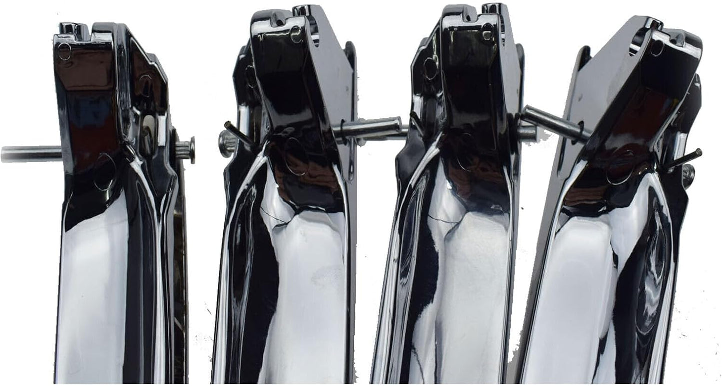 ya 5 8.24 baidi 4pcs Inner Door Handle Left Chrome Front and Rear for Chevrolet for GMC