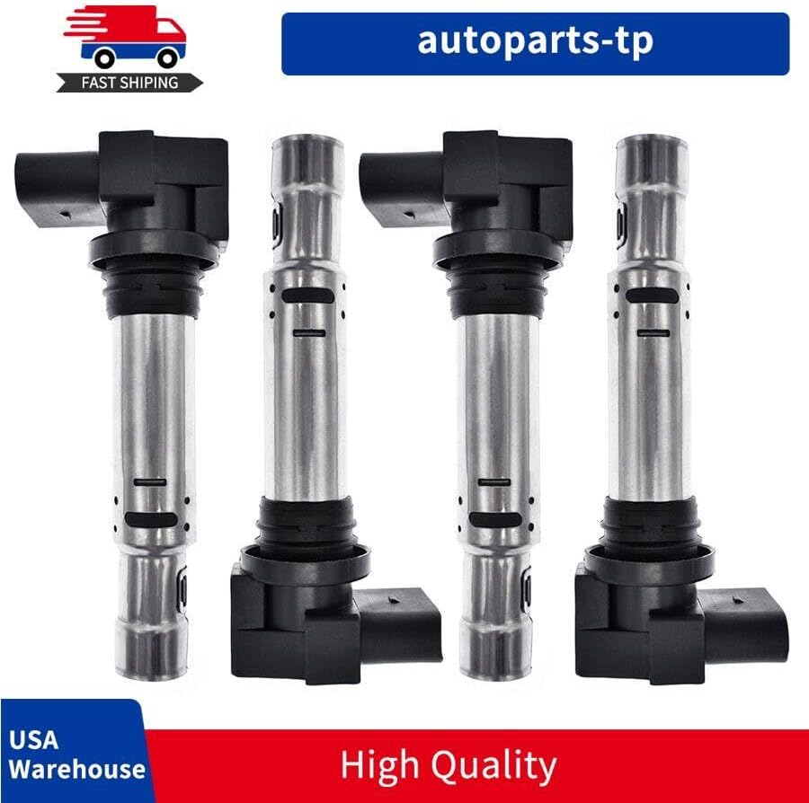ya 9 10.24 4PCS Ignition Coil for VW for Skoda Fabia Octavia for VW for JETTA for Audi A1 A2 A3