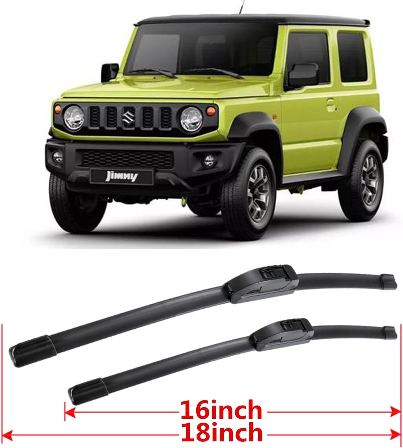 ya 6 8.24 baidi Windscreen Wiper Blade Hatchback for Suzuki Jimny JB64W JB74 19-2023 16 18 Set