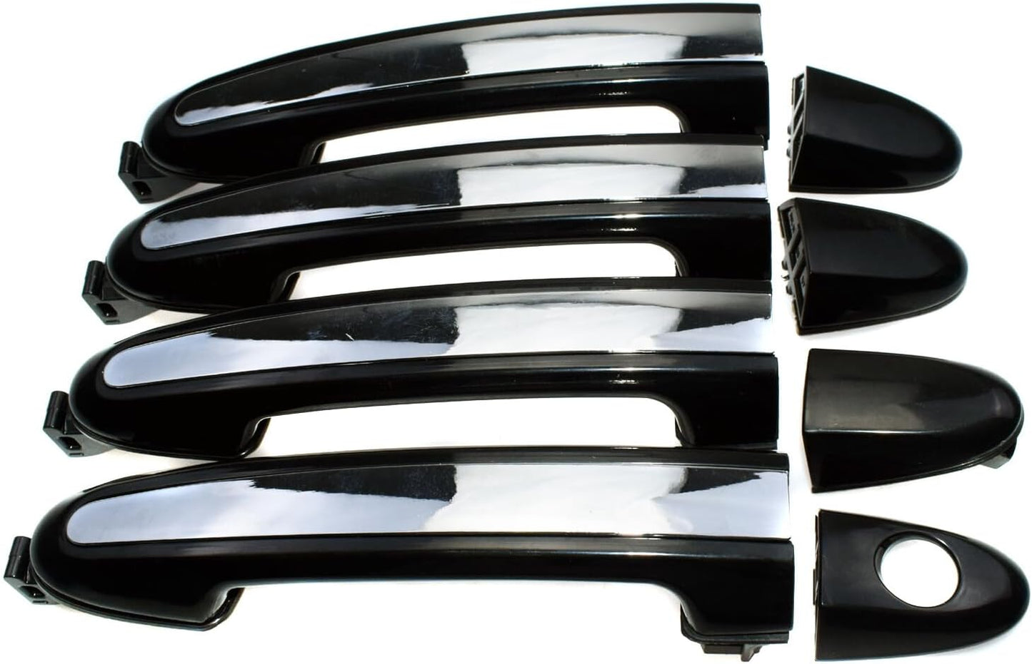 ya 2 8.15 Exterior Door Handle 4-Piece Set for 2007-2012 for Hyundai Santa Fe