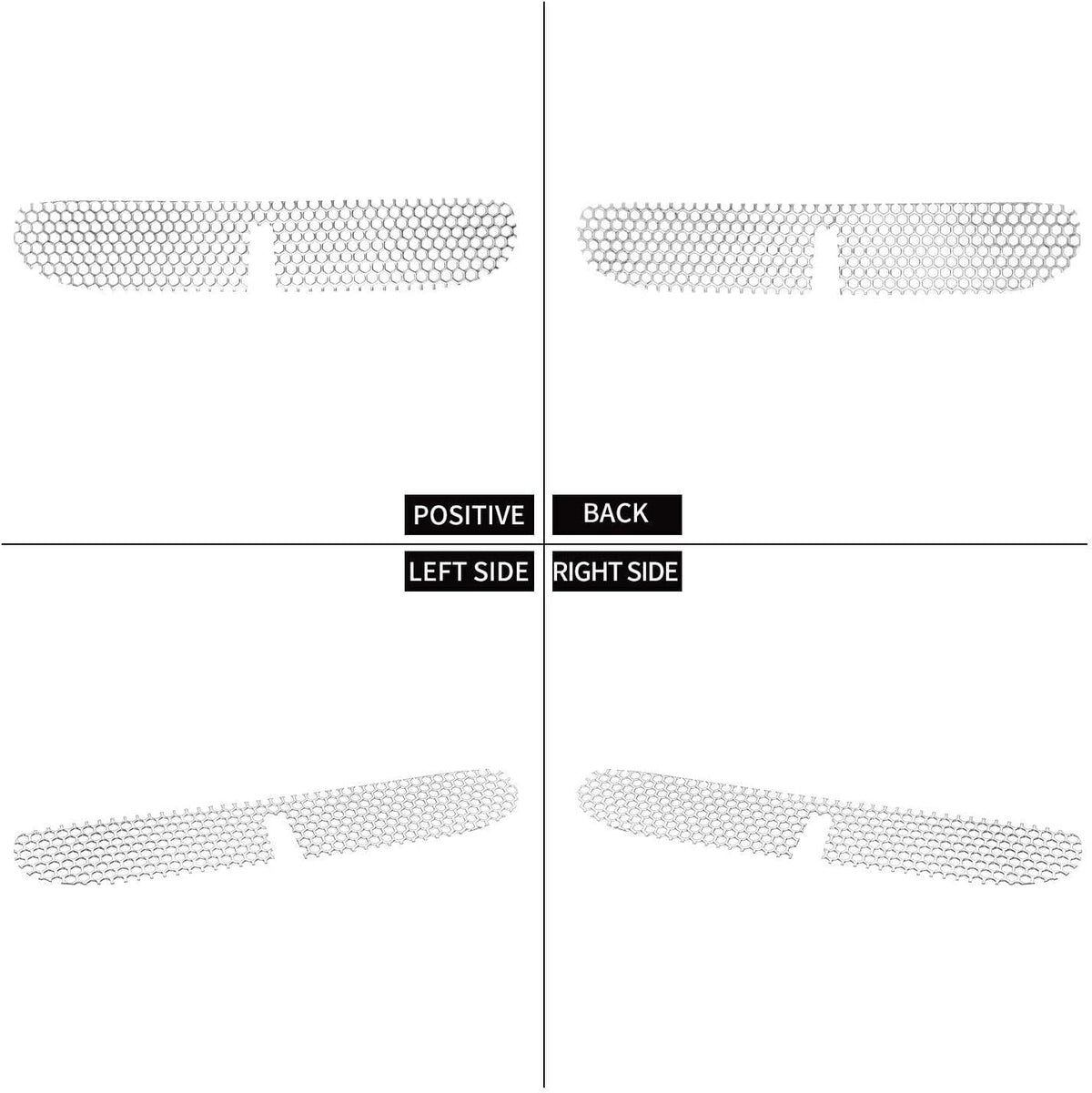 ya 14 9.20 zhengce Chrome Honeycomb Mesh Fairing Vent Grill for Harley Electra Street Glide 14-1