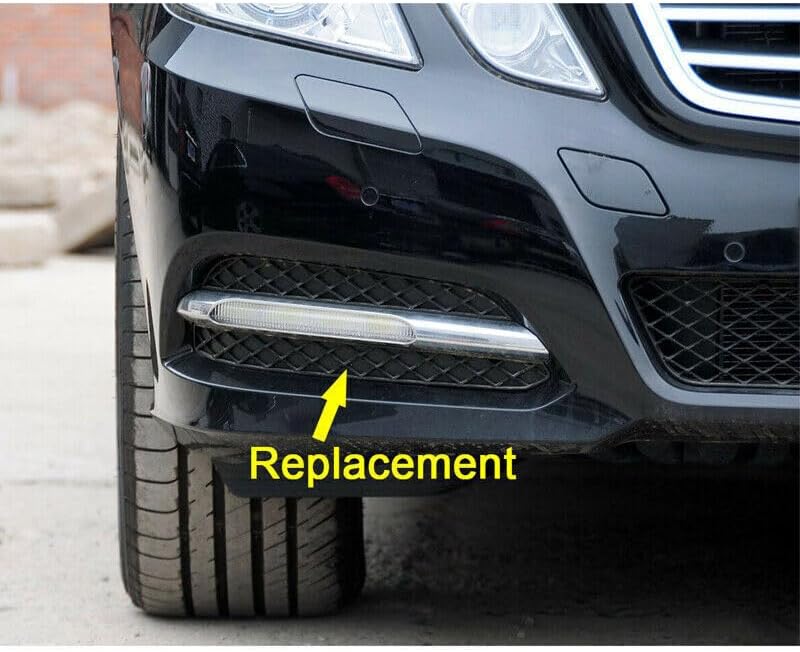 ya 4 8.14 Right front fog lamp grille chrome decoration suitable for Mercedes-Benz E350 E550