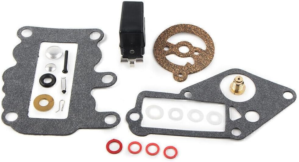 ya 2 8.15 For Johnson Evinrude Outboard 9 1/2 HP 64-73 Carburetor Carb Kit w/Float 382048