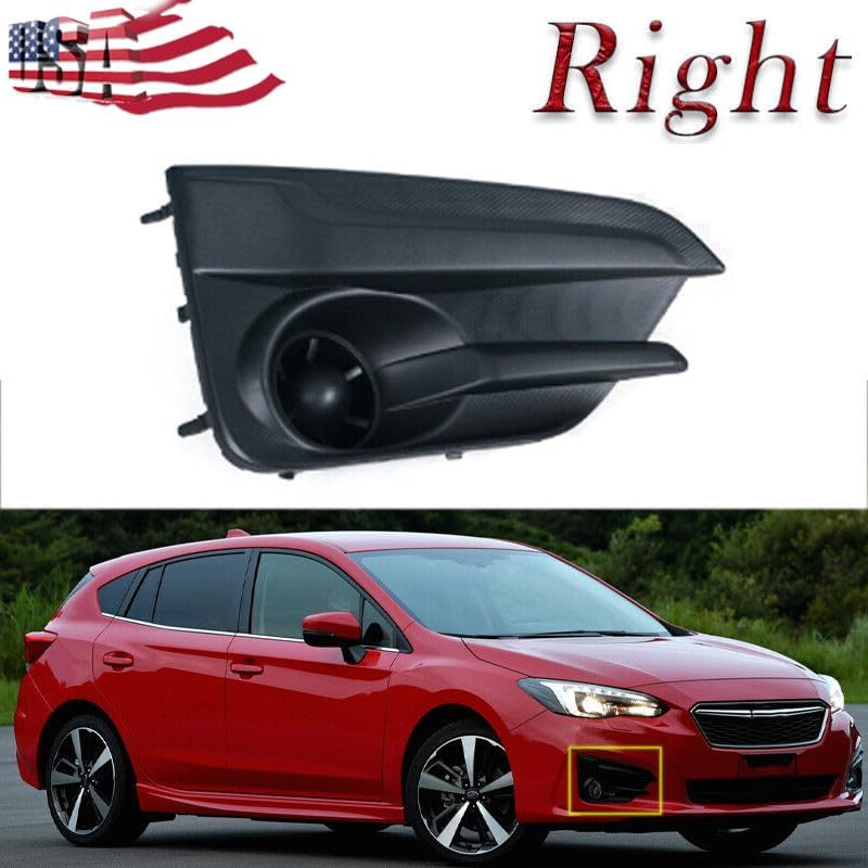 ya 7 8.24 baidi Right fog lamp cover fog lamp decoration lamp cover grille suitable for Subaru Impreza 2017 2018