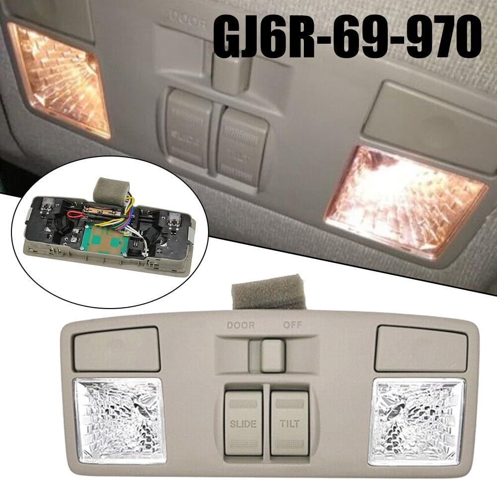 ya 4 8.14 Car Front Interior Overhead Dome Light Reading lamp Sunroof Switch for for Mazda 6