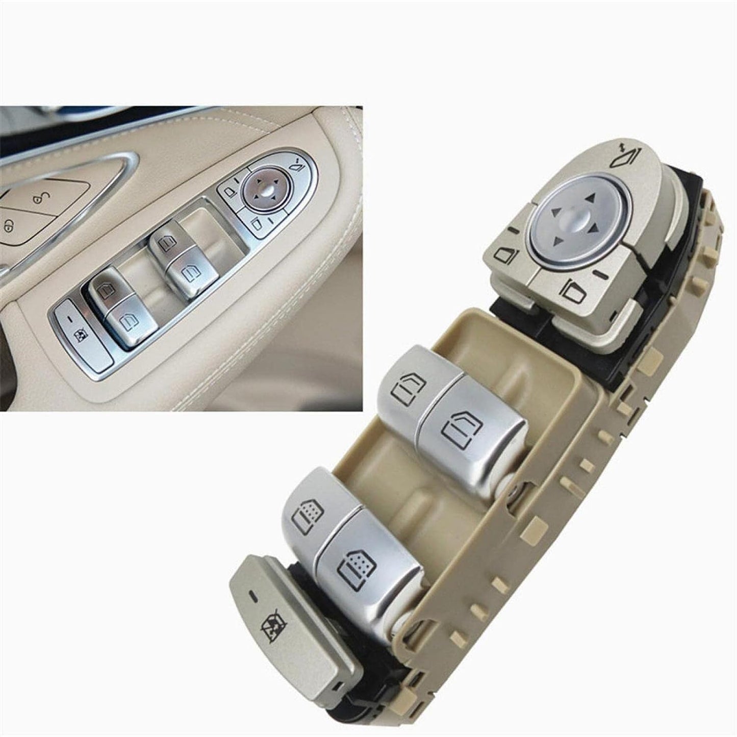 ya 8 8.24 baidi Power Window Control Switch 2139054803 Fit for Mercedes-Benz E300 E450 E53 AMG
