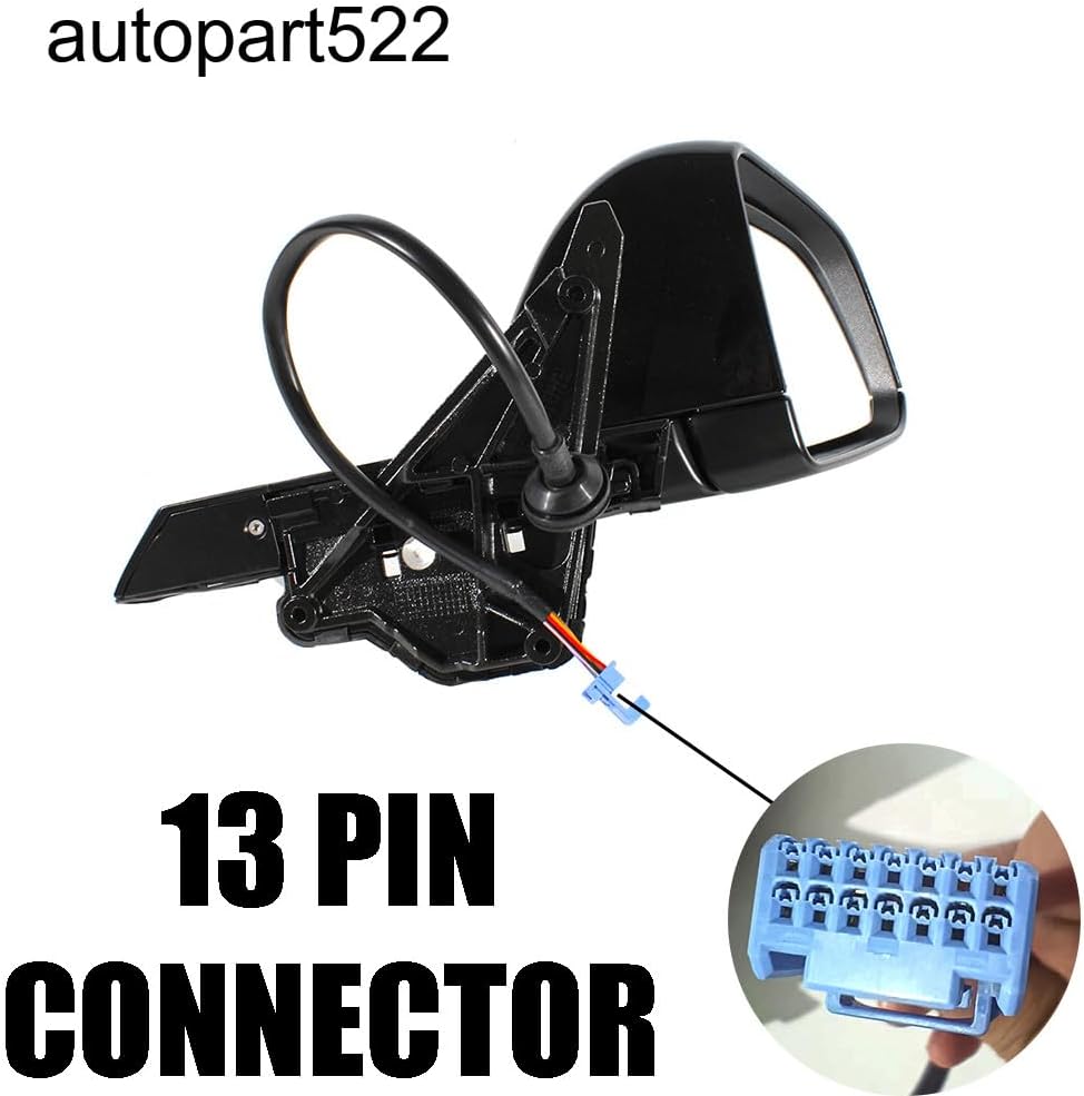ya 7 8.24 baidi for Tesla Model Y 2020-2023 Black Right Passenger Side Mirror 13 Pin Heated