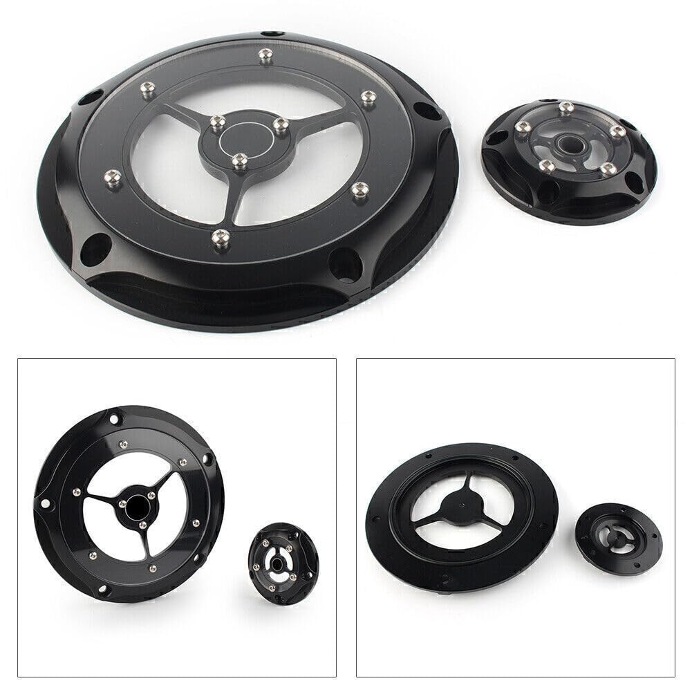 ya 9 10.24 Motorcycle Derby Timing Timer Cover for Harley Road King Electra Glide Soft
