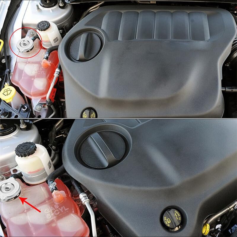 ya 2 8.15 Coolant Filler Neck Radiator Hose Connector & Cap for Chrysler for Dodge for Jeep Jouney