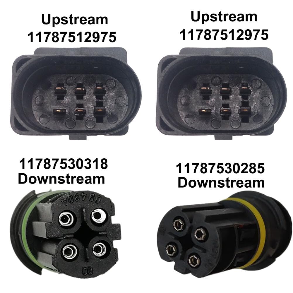 ya 4 8.8 4PCS Up+Downstream Oxygen Sensor for BMW X3 E83 2005-2008 Z4 Roadster E85 2.0i