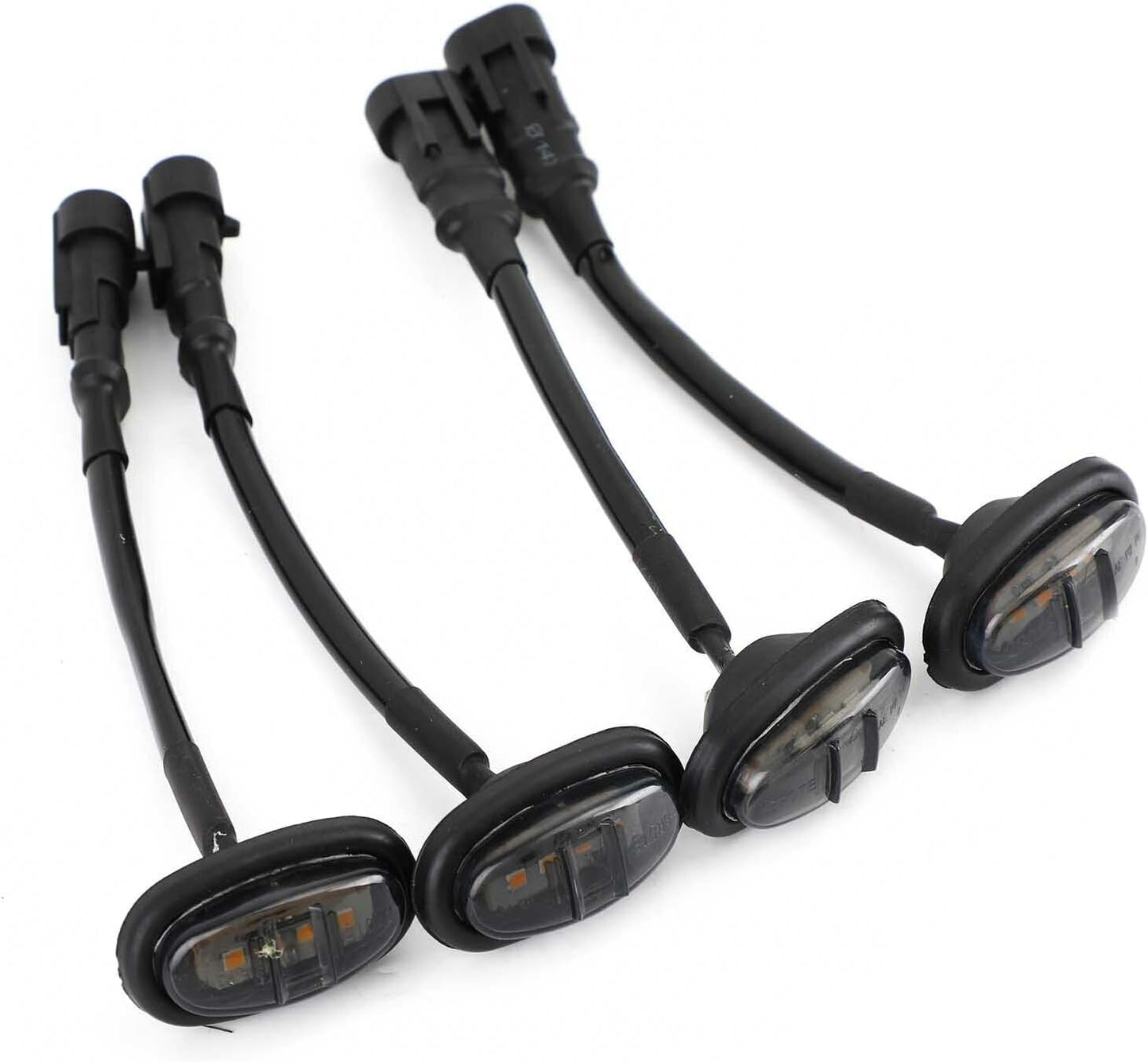 ya 3 8.24 baidi 4Pcs for Bapmic Black Wheel Fender Signal Led Light for ford F-150 Raptor 17-19 CE