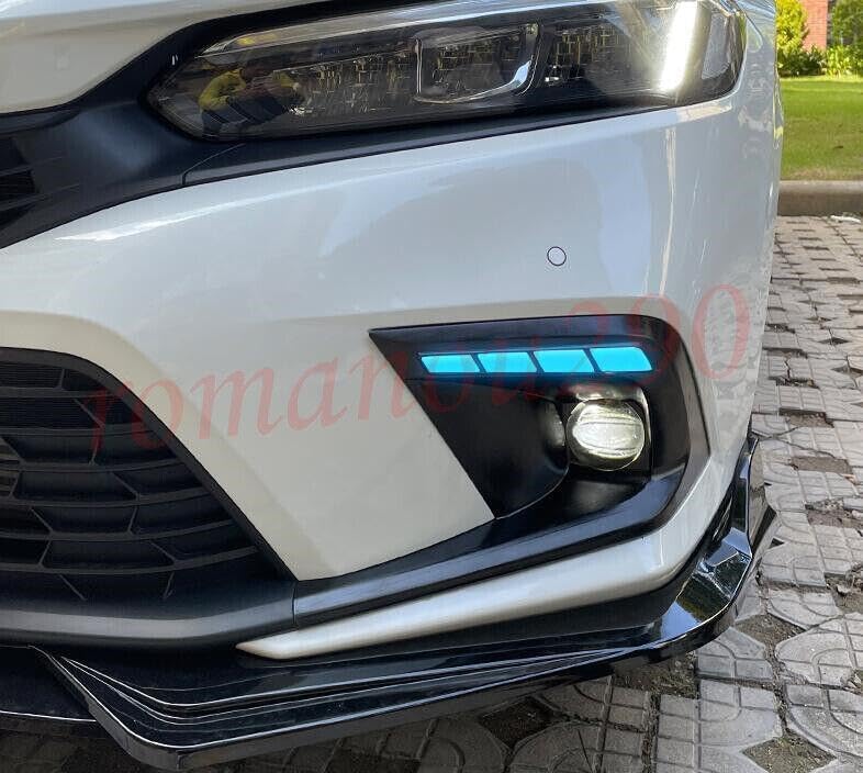 ya 9 10.24 for Honda for Civic Sedan 2022-2023 LED Daytime Running Lights/Turn signal Lights