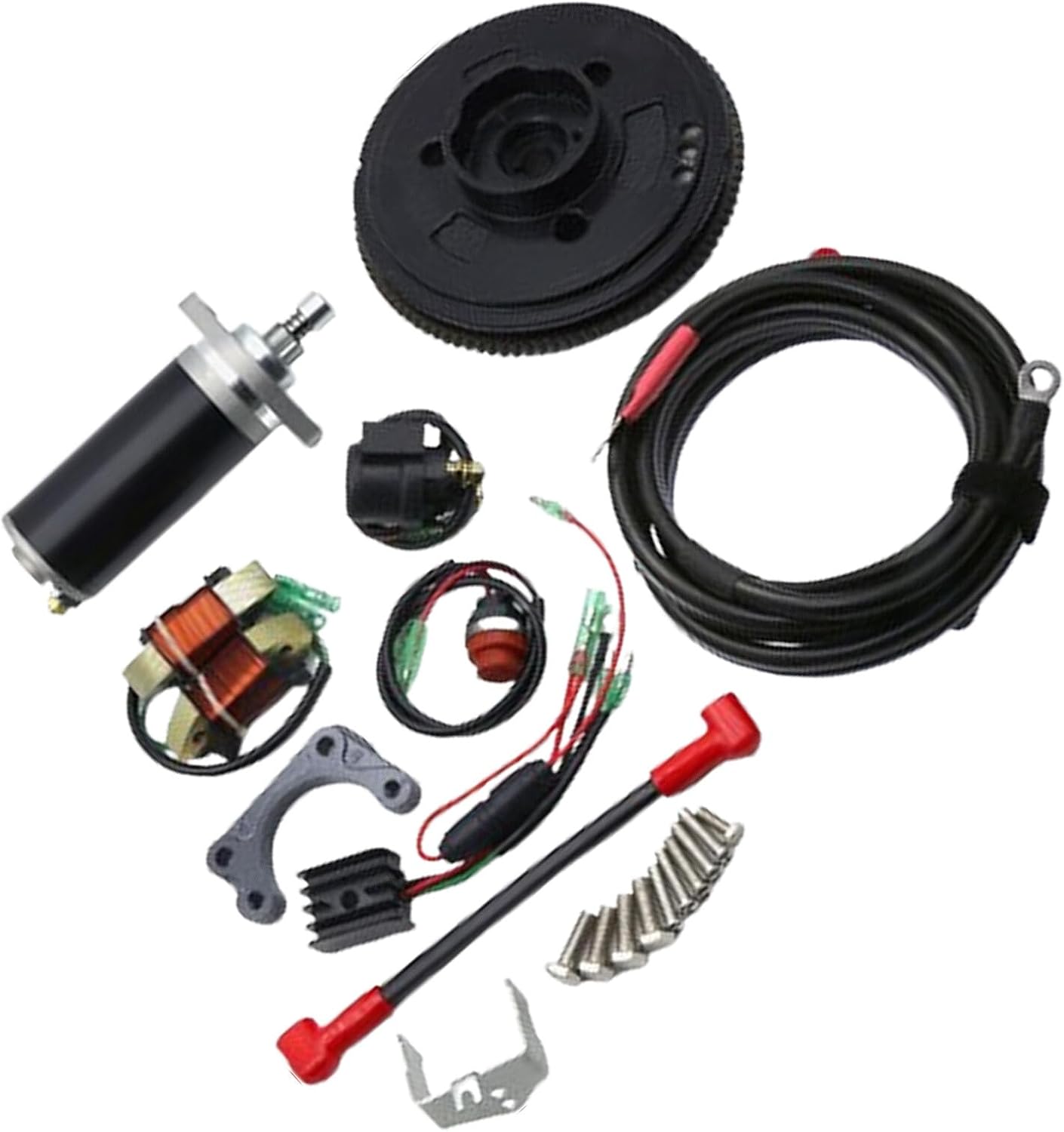ya 2 8.15 1set Electrical start conversion For Mercory 4 Stroke 9.9HP Outboard Motor