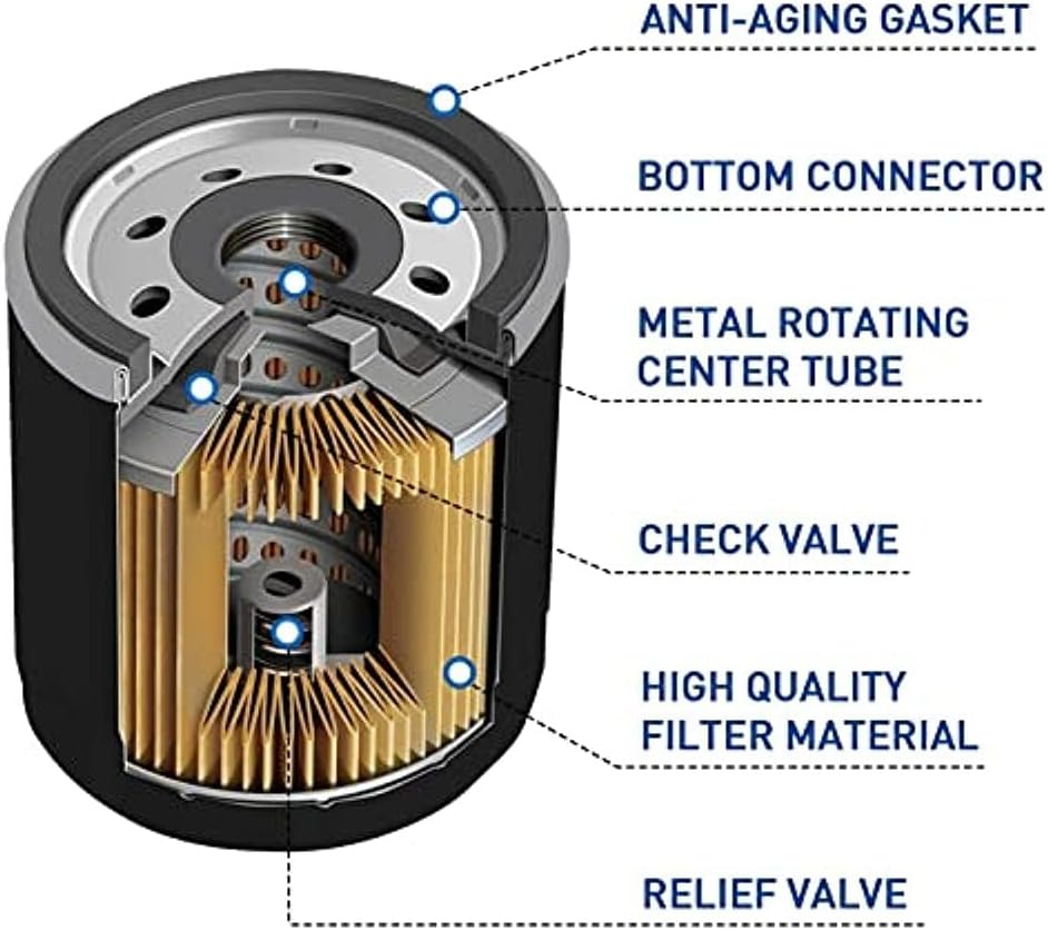 ya 4 8.14 Oil Filter for Kawasaki 49065-7002 49065-2057 49065-2076 FR691V FR651V FX600V