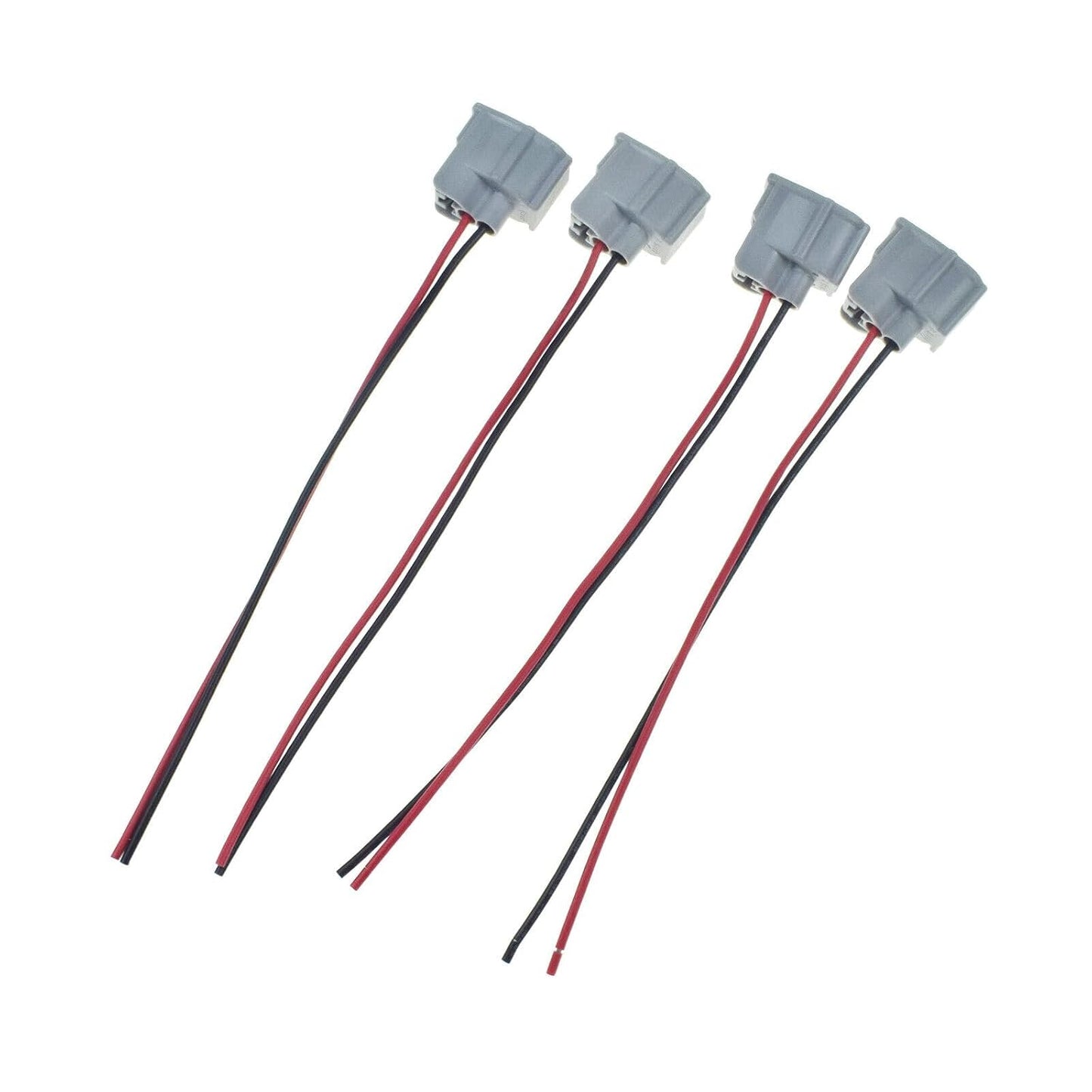 ya 2 8.15 4-Piece Female Fuel Injector Connector Electrical Plug Harness Suitable for Toyota for Lexus
