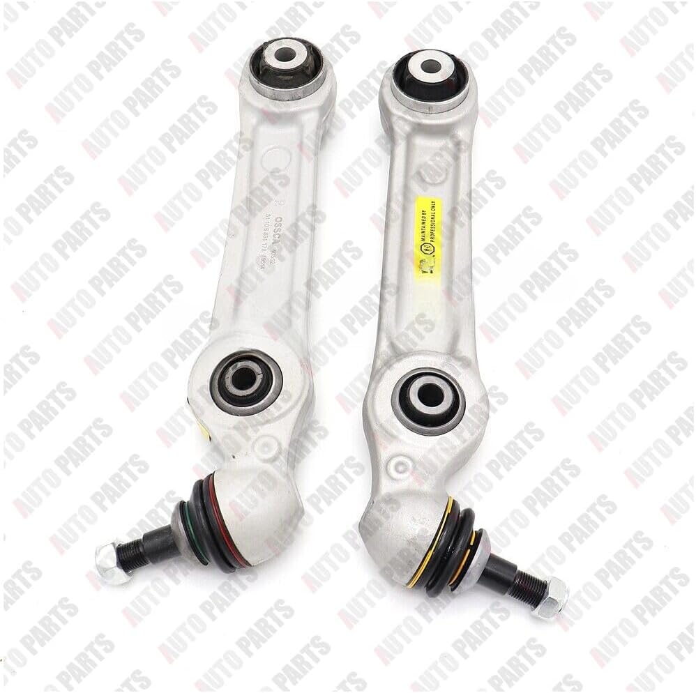 ya 5 8.10 Front Lower Rearward Control Arm+Ball Joints 31106861177/8 compatible with for BMW