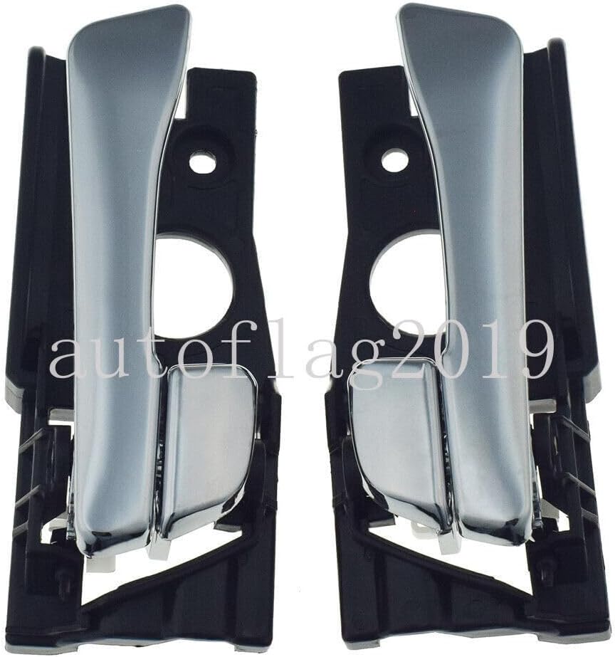 ya 4 8.24 baidi Pair of Interior Door Handles Rear LH and RH Chrome for Hyundai Accent 2012-2017