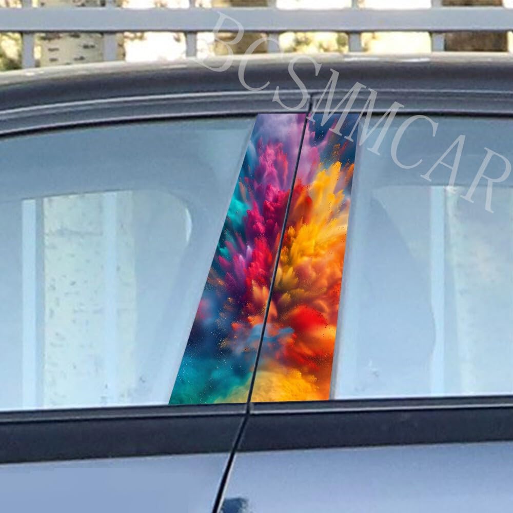 ya 5 8.24 baidi Car Stickers Vinyl Decals Anime Decoration for Automobile B-pillar Waterproof