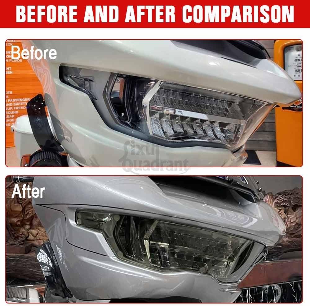 ya 23 10.7 baidi Front Headlight Screen Protective Cover for Harley Touring CVO ROAD GLIDE 23-up