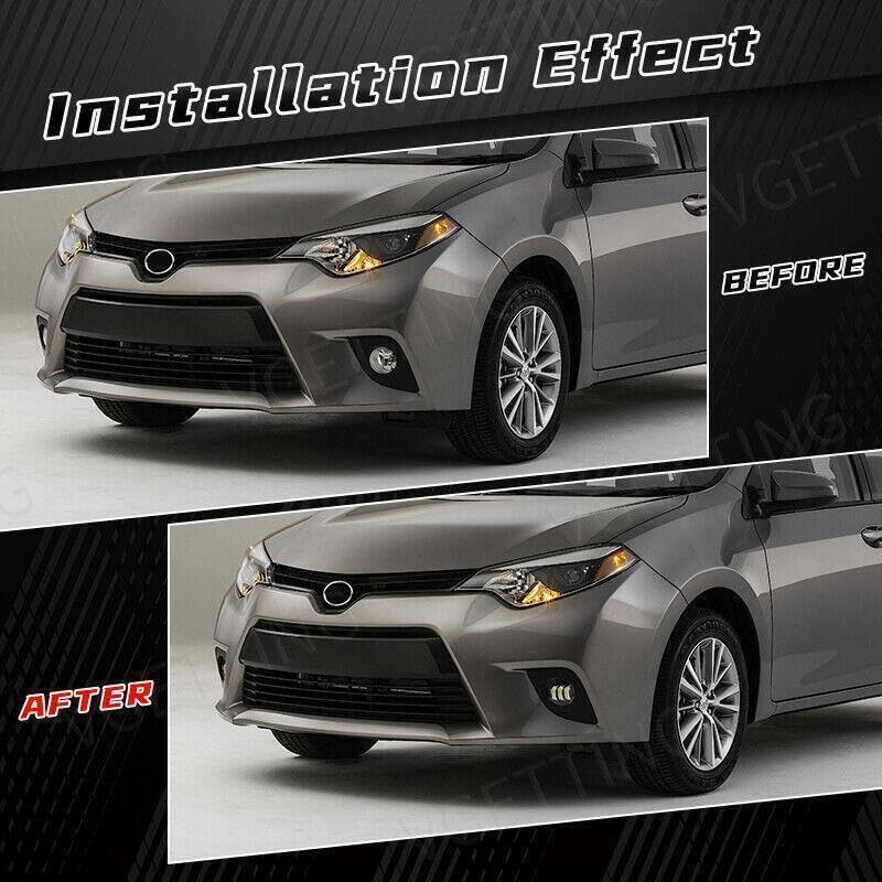 ya 3 8.24 baidi 2P left and right LED fog lamp replacement parts for Toyota Corolla Camry for Lexus Avalon