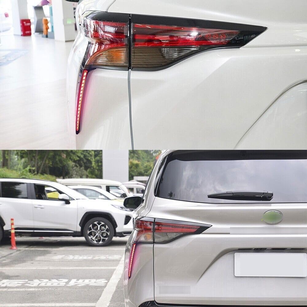 ya 10 9.16 zhengce 2Pcs LED Rear Bumper Light Brake Signal Lamp Repair for Toyota for SIENNA 2