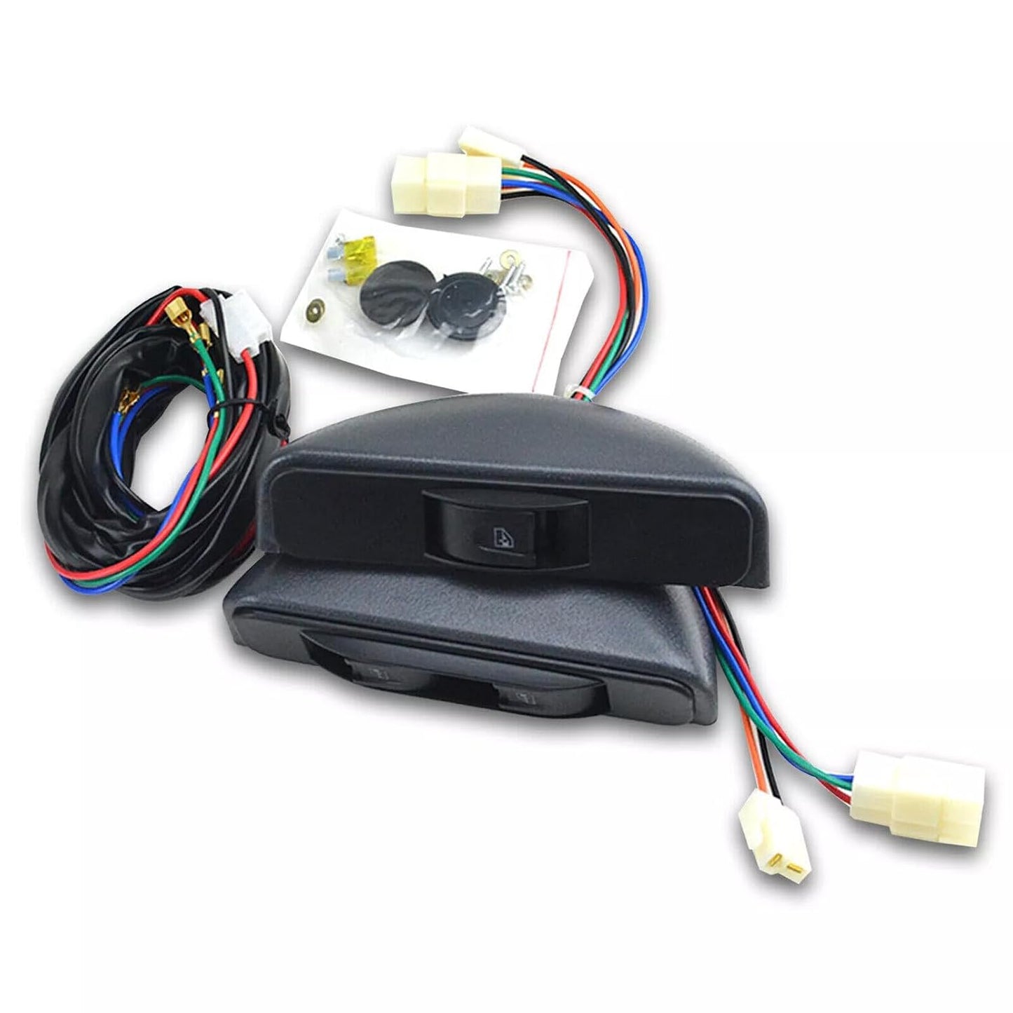 ya 4 8.8 Universal Truck Car Main Power Window Switch Kit with Wiring Harness 12V
