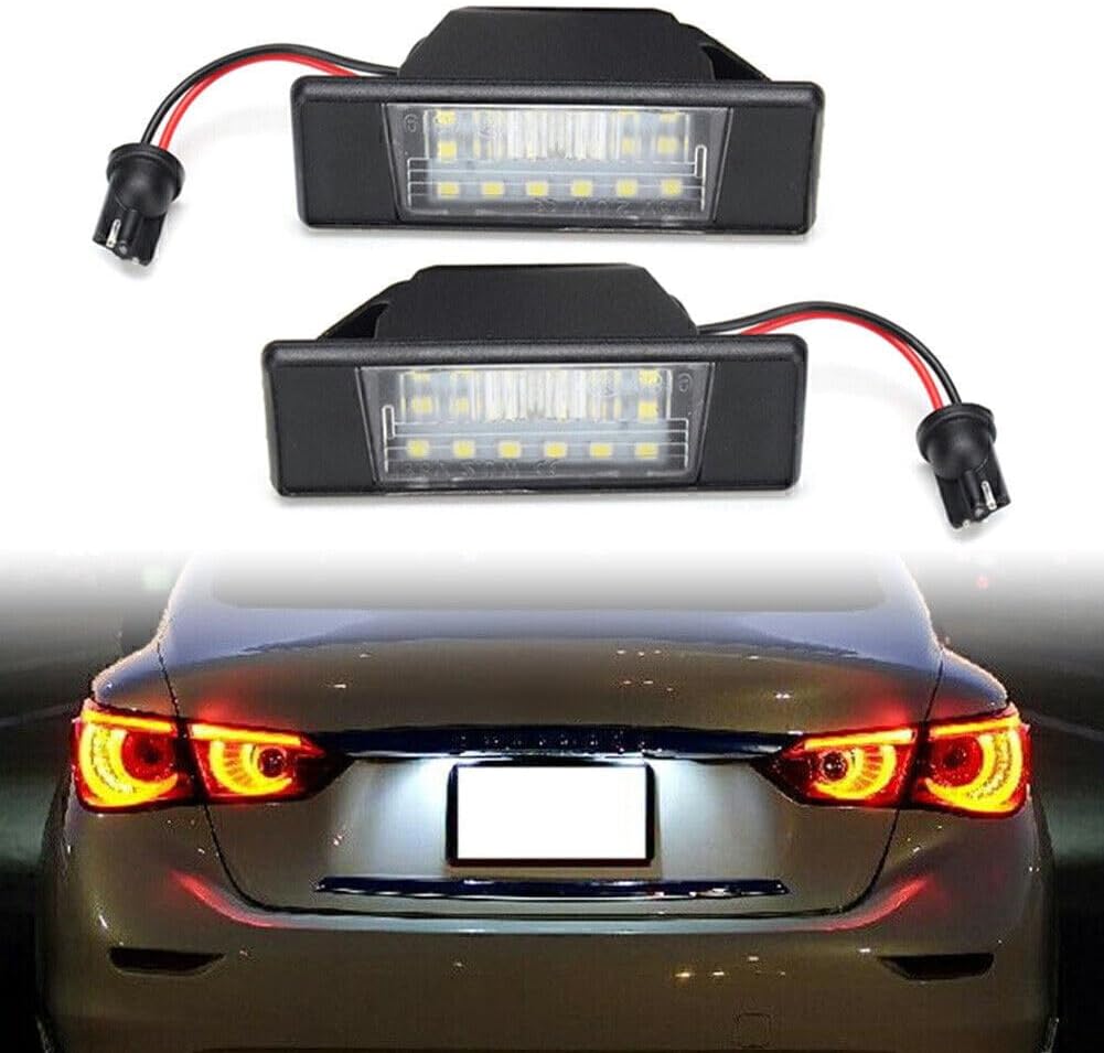 ya 10 9.16 zhengce LED License Plate Light Lamp Assy for Nissan Versa for X-Trail Armada for I