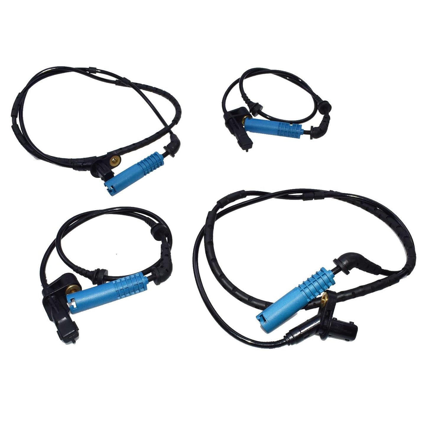 ya 2 8.15 ABS Wheel Speed Sensor 4-Piece Set for BMW 330Ci 325Ci 323Ci 323i M3 Z4