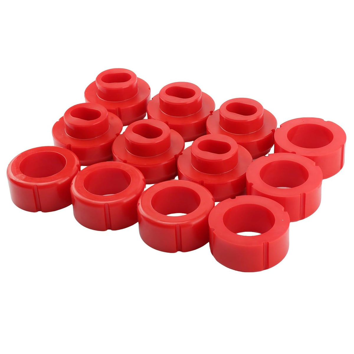 ya 6 8.14 for 81-87 for Chevy C/K 10-30 2/4wd Prothane Body Mount - Red