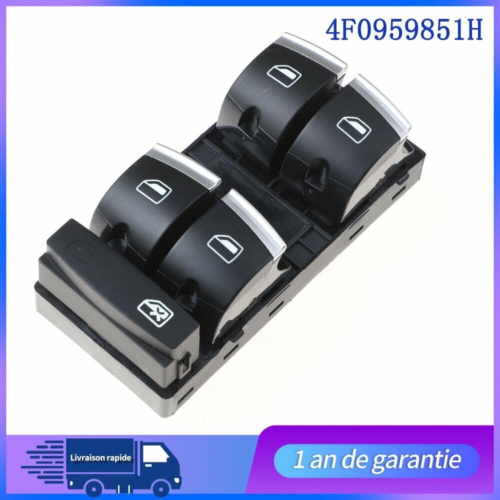 ya 13 9.15 baidi Bouton Leve vitre Fits for Audi s3 rs3 a3 8p conducteur cote Gauche Neuf 4F