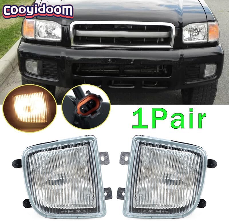 ya 7 8.24 baidi LH&RH for Nissan Pathfinder 1999-2003 2004 Front bumper Fog Lamp Driving Lamp