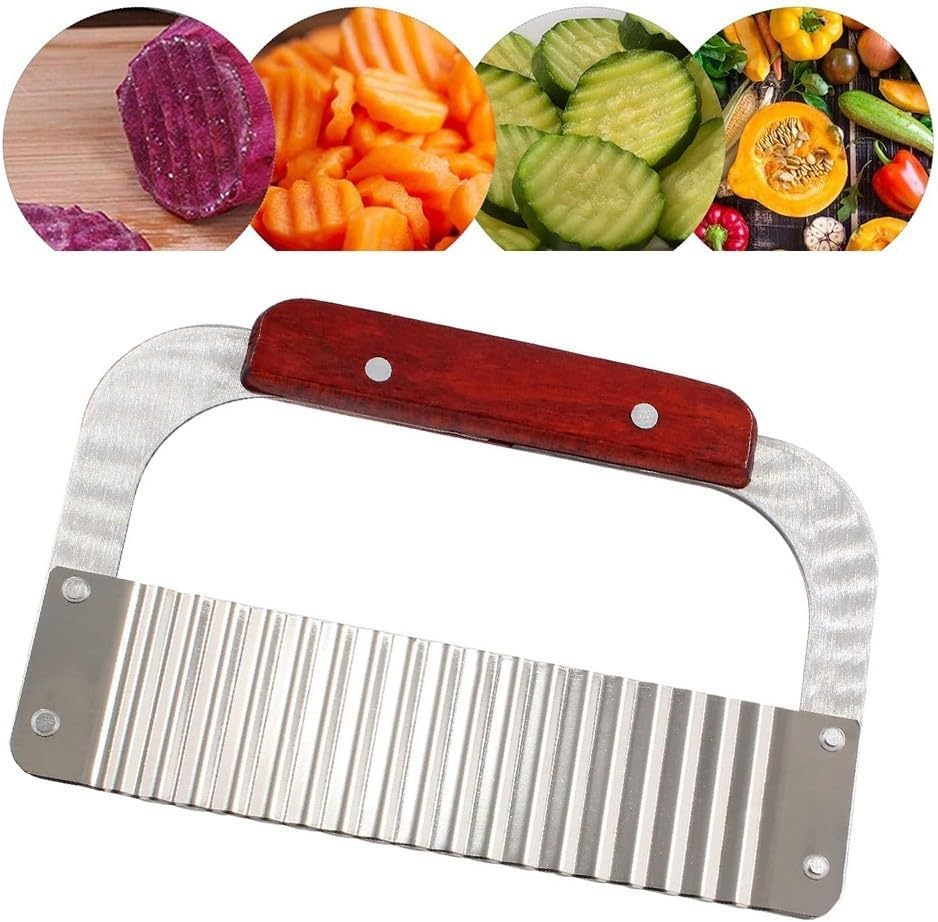 ya 14 9.20 baidi Convenient Stainless Steel Wave Potato Cutter for Quick Salad Preparation-1
