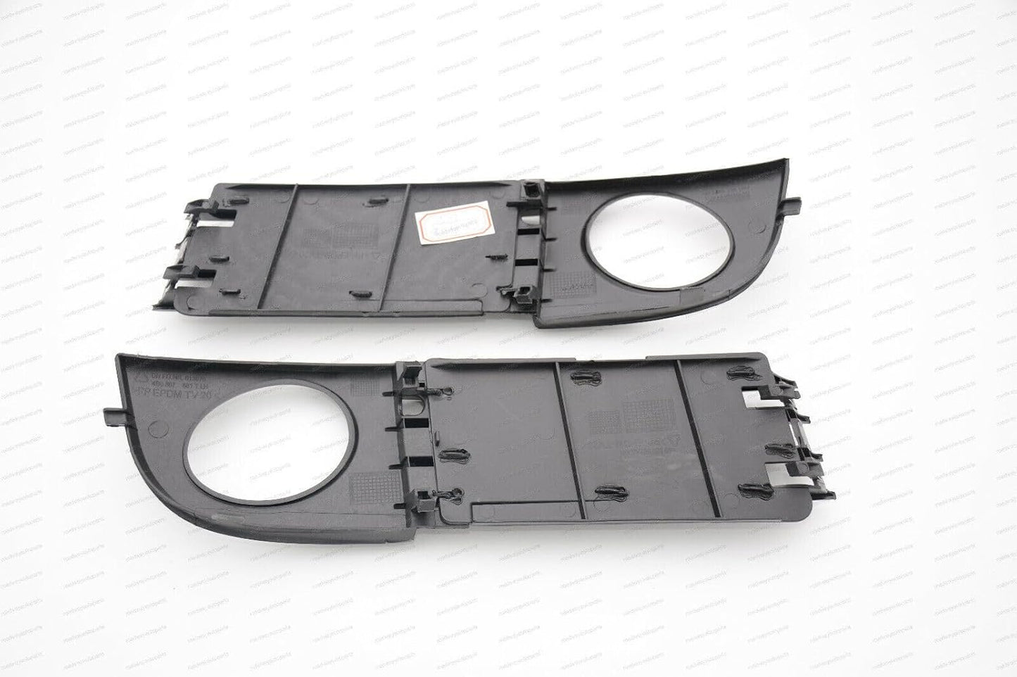 ya 7 8.24 baidi Pair Front Bumper Fog Light Grille Cover Bezel Left &Right for Audi A6 2002-2006