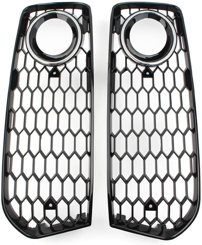 ya 23 10.7 baidi Honeycomb Front Bumper Fog Light Grille Cover for Audi A5 S5 B8 RS5 08-12